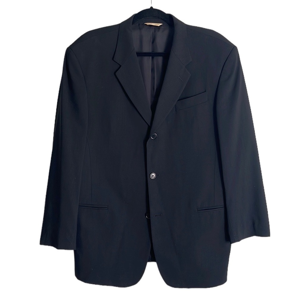 Donna Karan Black Men's Suit Blazer